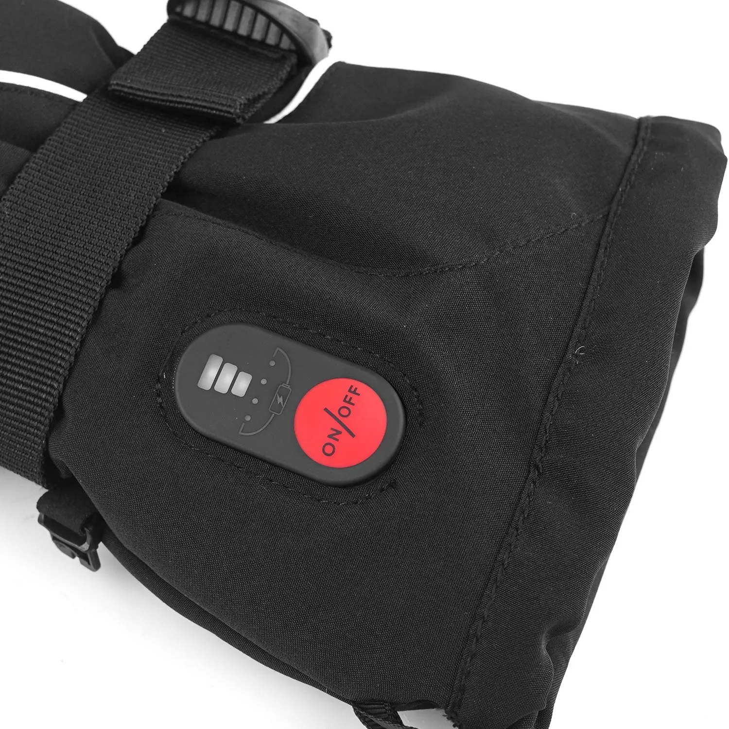 Heated Motorcycle Gloves - Double Heated Wires for Winter Comfort