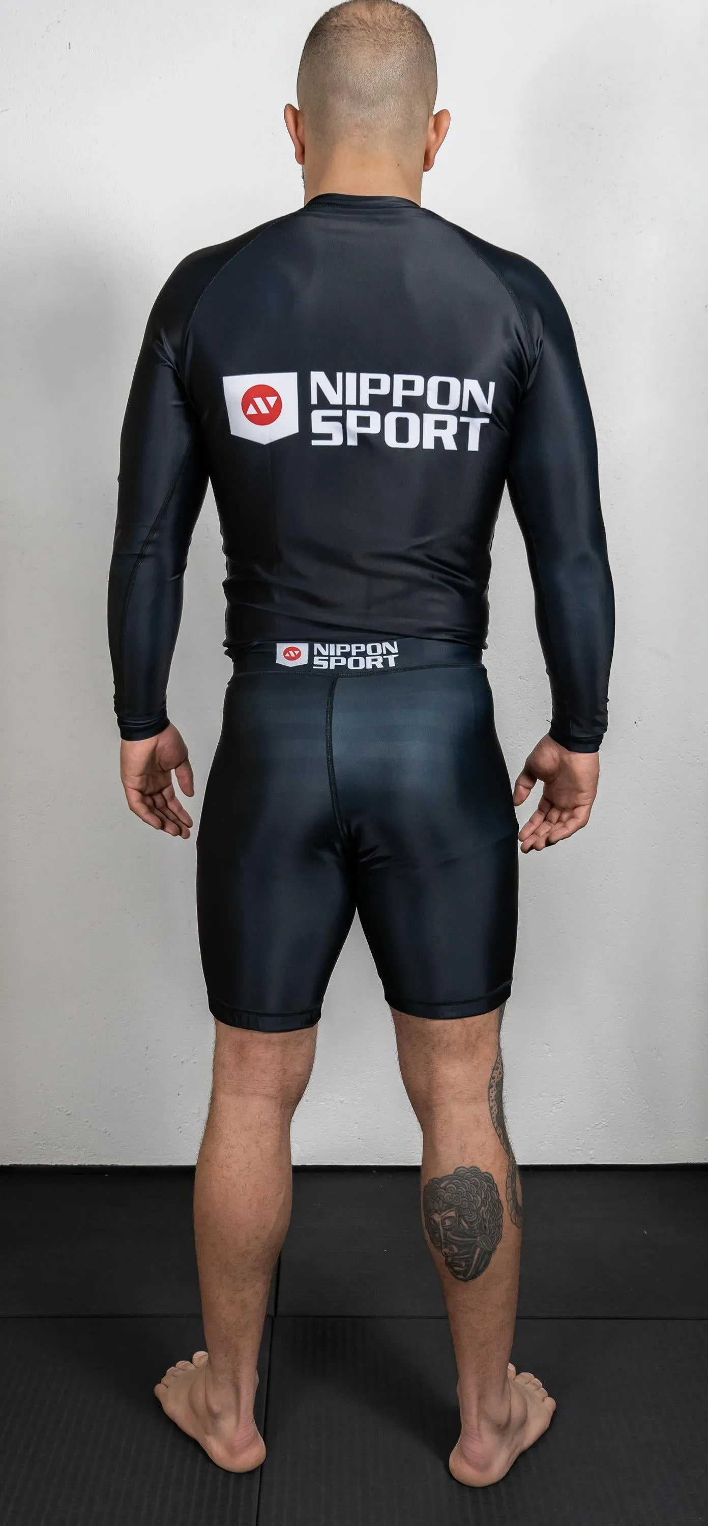 Vale Tudo Shorts - Nippon Sport - 'Half tights' - Sort